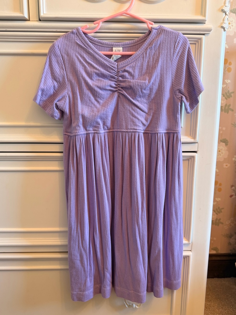Kate Quinn Girls Skinny Rib Twirl Dress